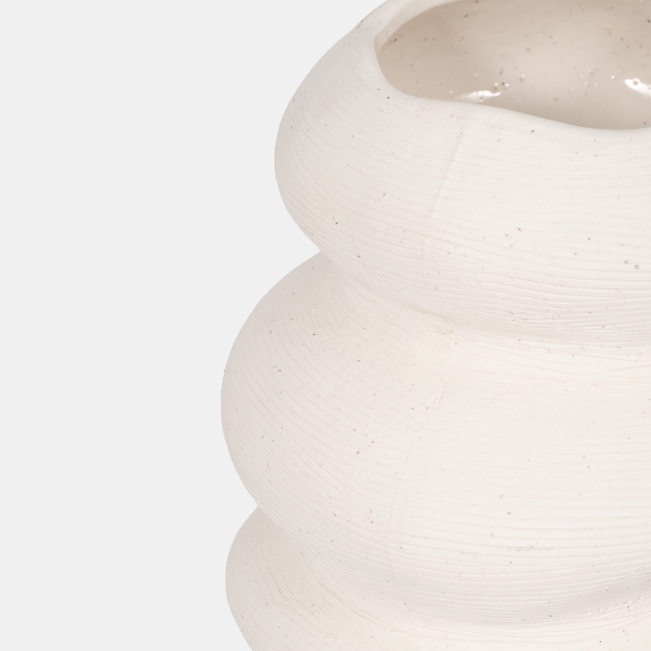 Duttonmore White Vase 12 (In) - Image 3