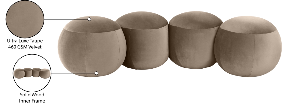 Apollo Velvet Upholstered Bench - Image 5