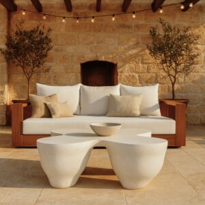 Fiore Concrete Indoor/Outdoor Coffee Table