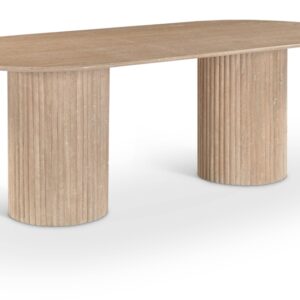 Messina 87" Travertine Dining Table