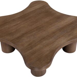 Cove Oak Veneer And Solid Wood Coffee Table
