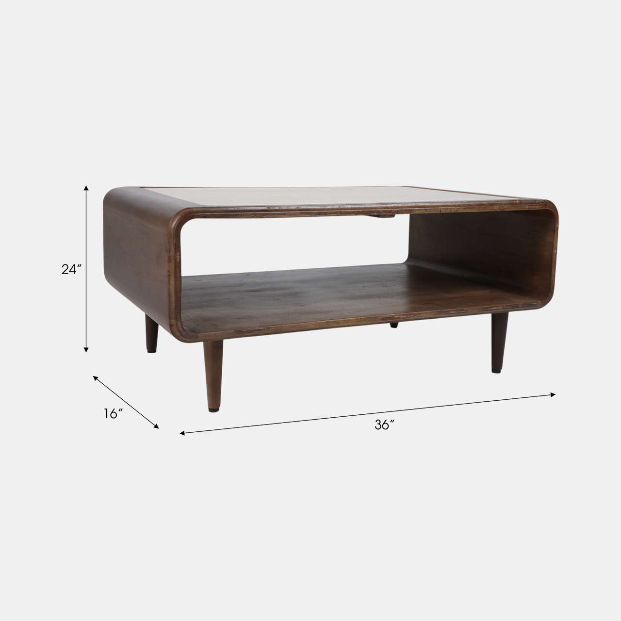 Danforthmore Brown Coffee Table 16 (In)