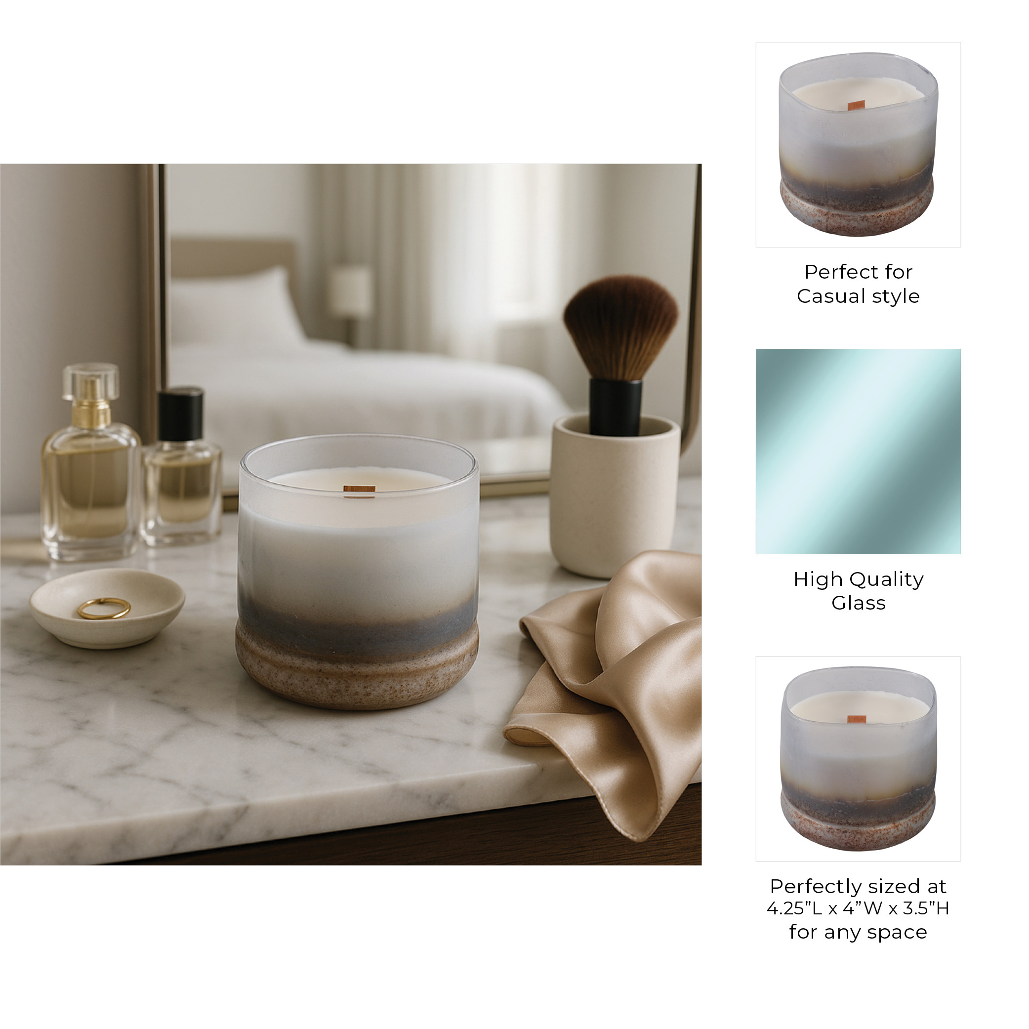 Dorseymoor Lakeside Rain Candle 4 (In)